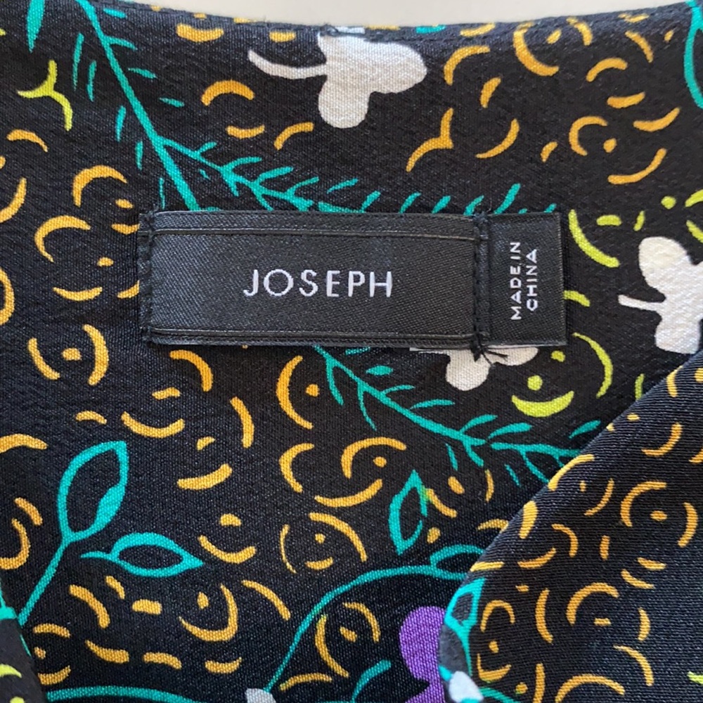 JOSEPH Black Lionel-trellis Floral Top - Picture 7 of 8